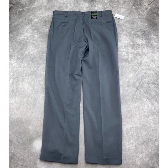 Jos A‎ Bank Pants Men 33Wx30L Gray Traveler Slide Waist Tailored Fit Dress NWT - Picture 11 of 15